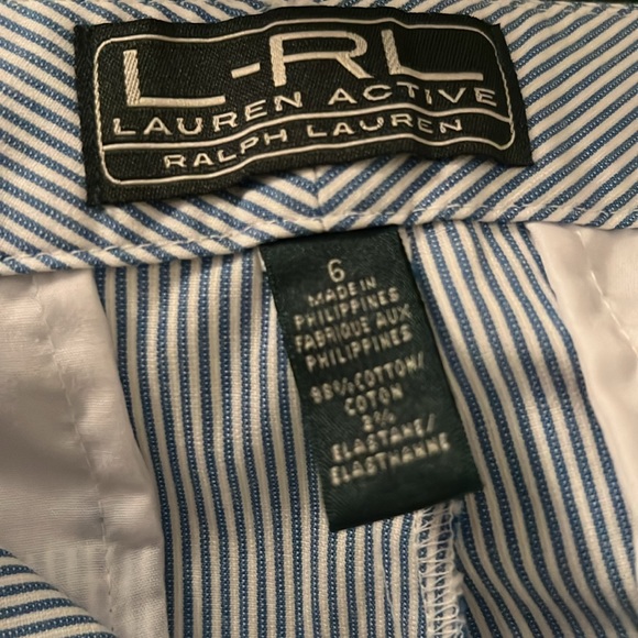 NWT Ralph Lauren Women’s Pin Stripe Bermuda Shorts - Picture 7 of 7